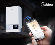 Midea oras-vanduo šilumos siurblys M-THERMAL ARCTIC HBT-A160/240CDS90GN8-B + MHA-V16W/D2RN8-B 16,0 kW (su integruotu 240l talpos boileriu)