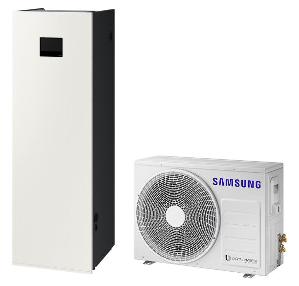 Samsung EHS Split 4,4 kW šilumos siurblys su integruota 200L talpa AE040RXEDEG/EU, AE200DNWSPG/EU