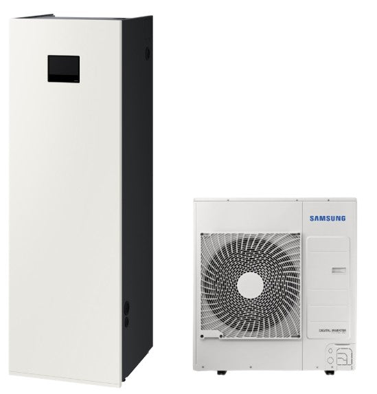 Samsung EHS Split 9 kW šilumos siurblys su integruota 200L talpa AE090CXEDGG/EU, AE200DNWSPG/EU